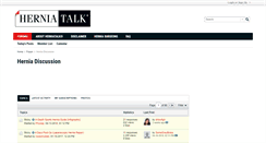 Desktop Screenshot of herniatalk.com